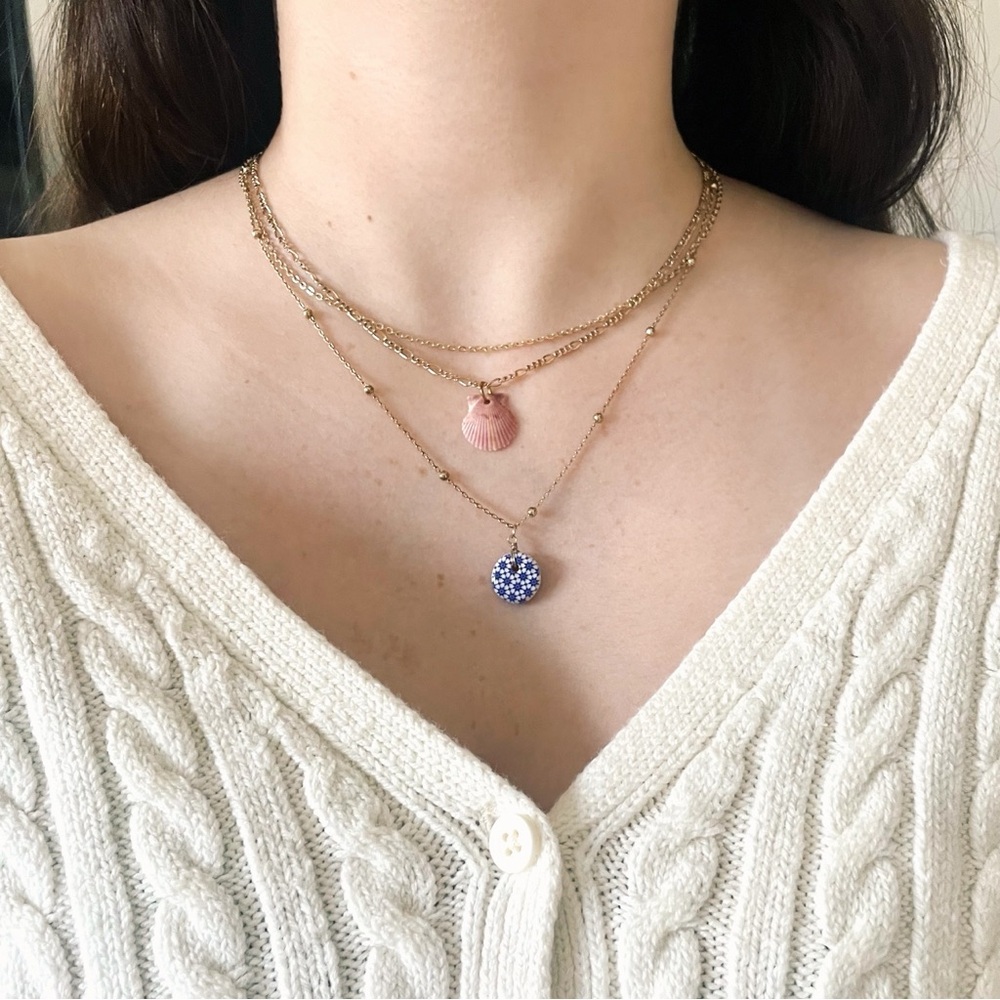 Calico Sea Shell Charms!🐚